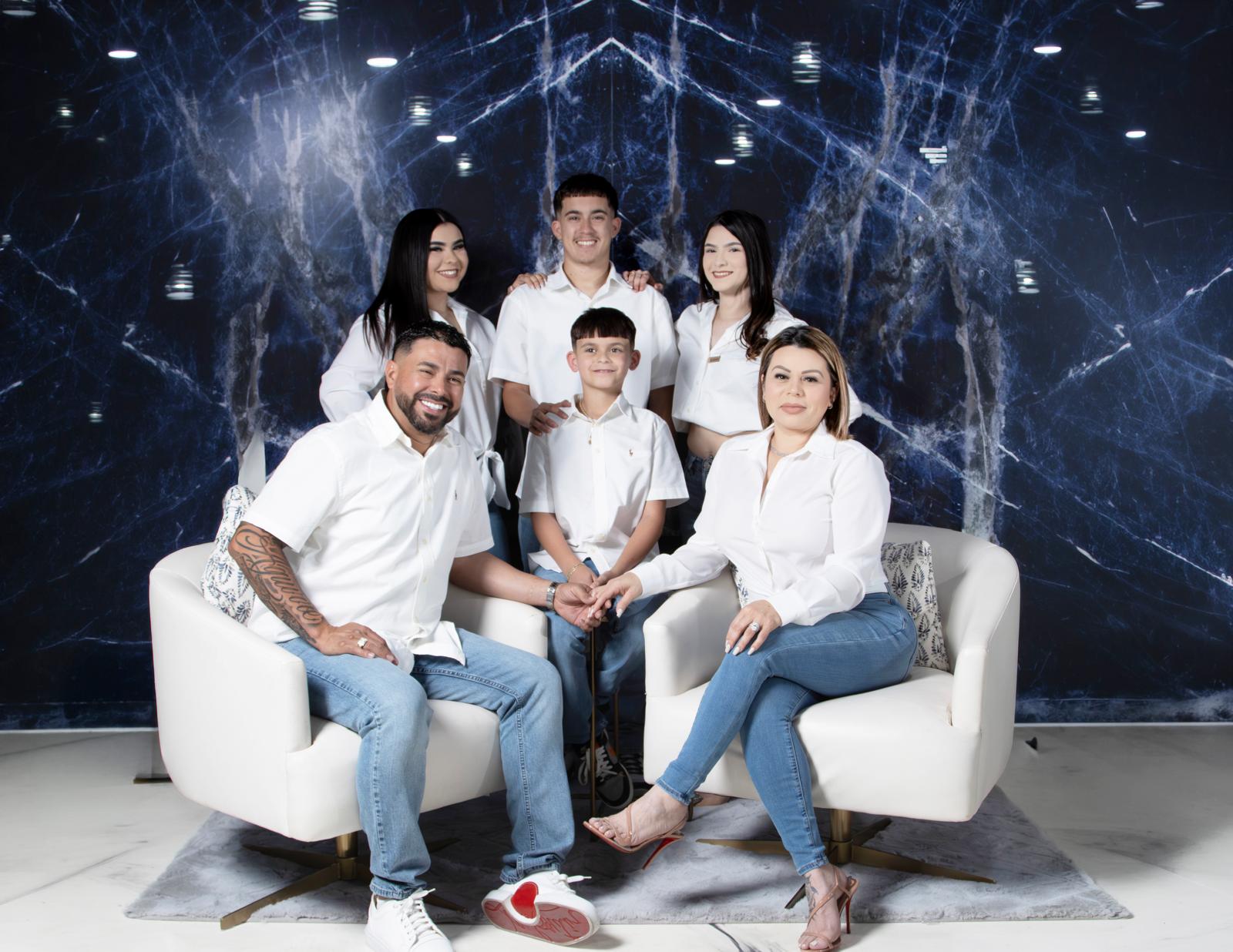 The family behind Install & Inspire Showroom by 3D Flooring in Tucson, Arizona